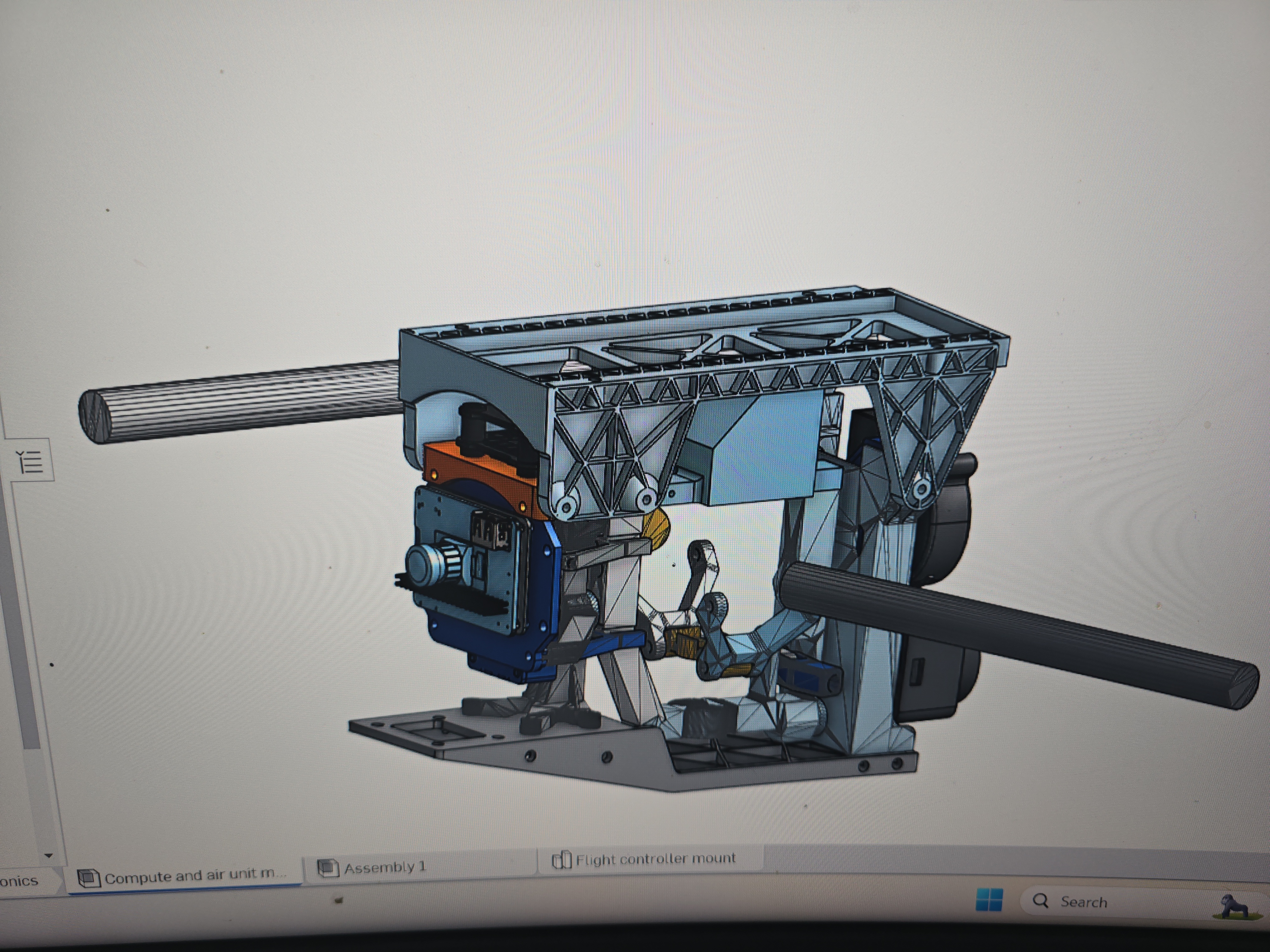 DJI Inspire CAD model image